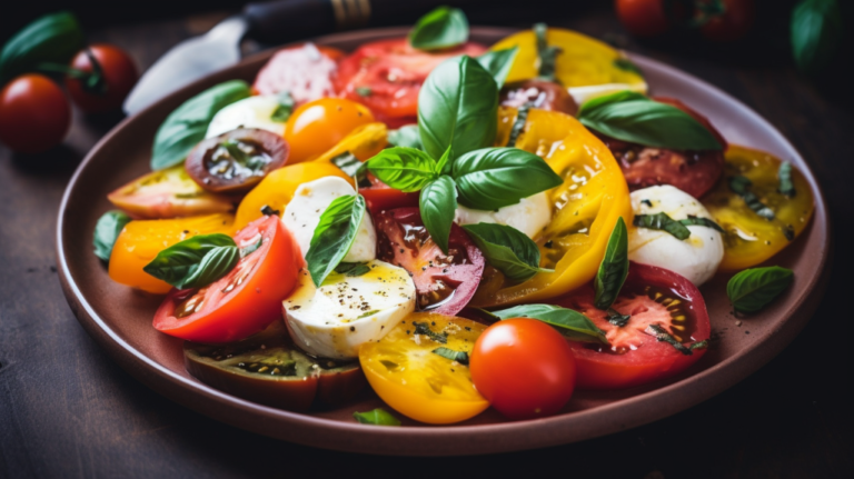 vendedorglobal Caprese Salad with Heirloom Tomatoes and Basil a318177b 5c9b 4e3a 8826 997e39f6593a
