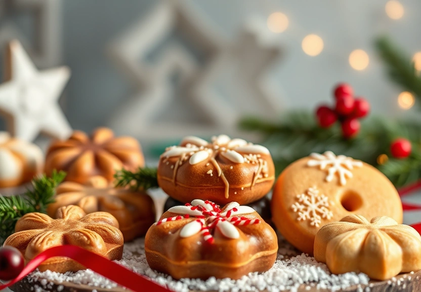 Representação visual de Anúncio do Concurso de Receitas de Biscoitos e Doces de Natal