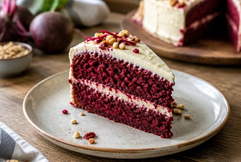 Bolo de Beterraba Fit: Cor Vibrante e Sabor Surpreendente