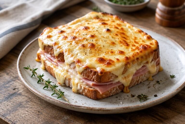 Croque Monsieur: Sanduíche Gratinado Francês