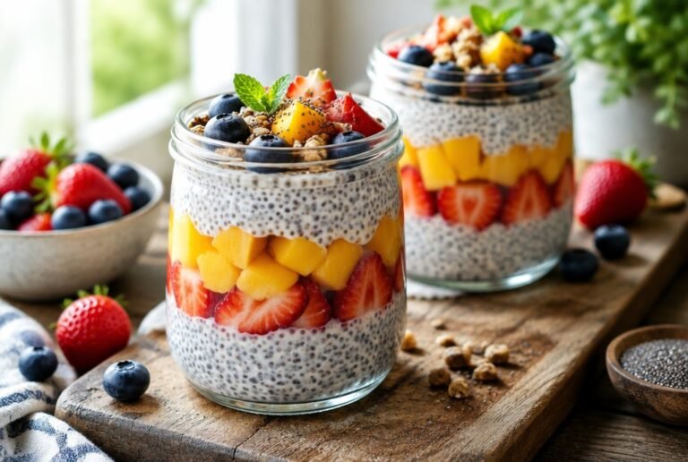 Receita de Pudim de Chia e Frutas: Opção Fit para o Lanche