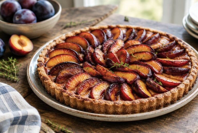 Torta de Ameixa Fit: Doçura Equilibrada e Saudável